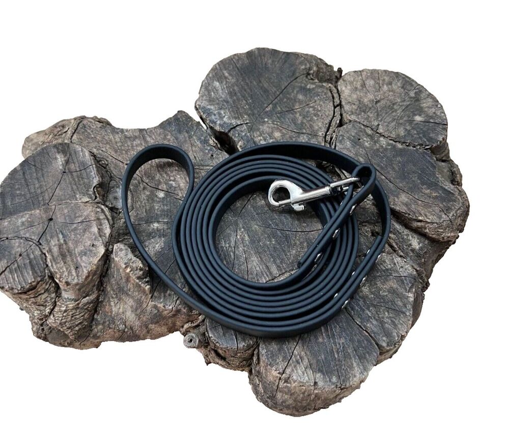 5' 8" Biothane Dog Leash - 1/2" width - waterproof, stink proof USA Made